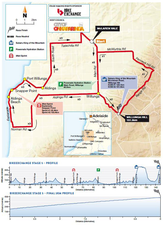 Stage 5 map and profile